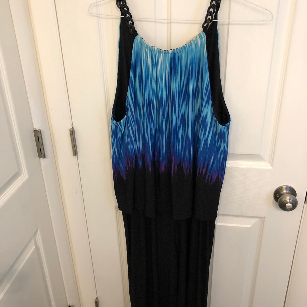 Jumpsuit Blue Purple & Black Size L